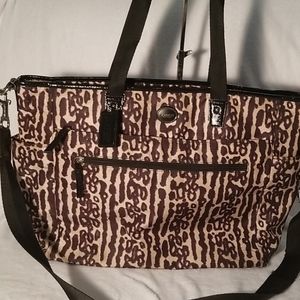 Coach overnight or diaper bag.